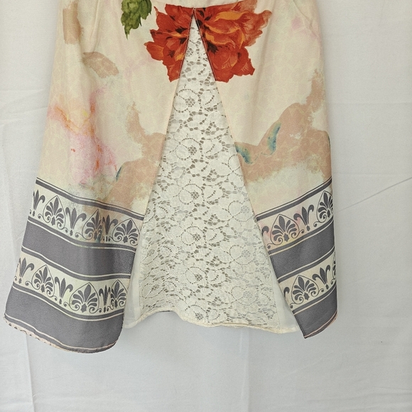 Farm Rio Mini Strapless Floral Lace Mini Dress Size Small Women's XS - Picture 2 of 11